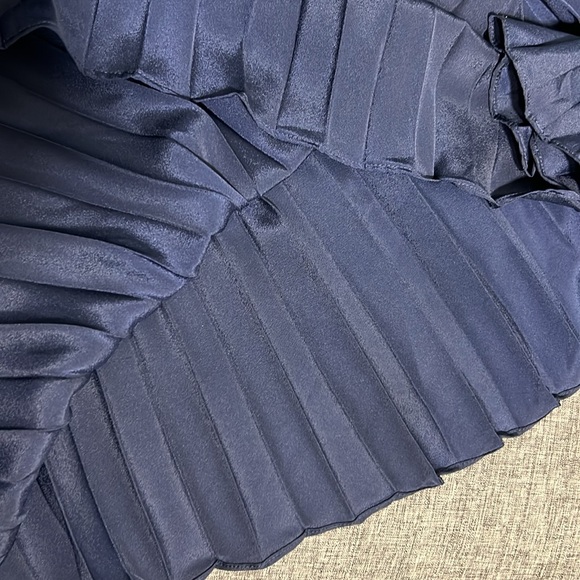 Polo Ralph Lauren Blue Pleated Skirt Size L - Picture 6 of 10